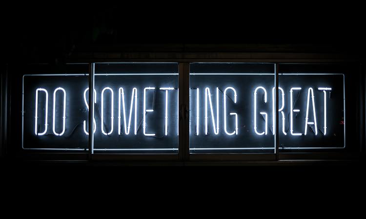 Do Something Great with Your Personal Brand Neon Sign