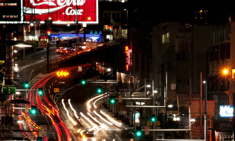 Kings Cross Sydney Evening Traffic