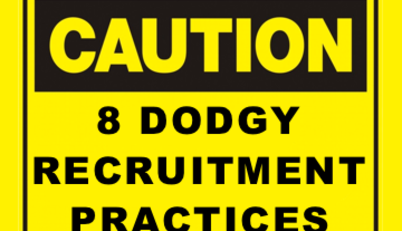 Dodgy Recruitment